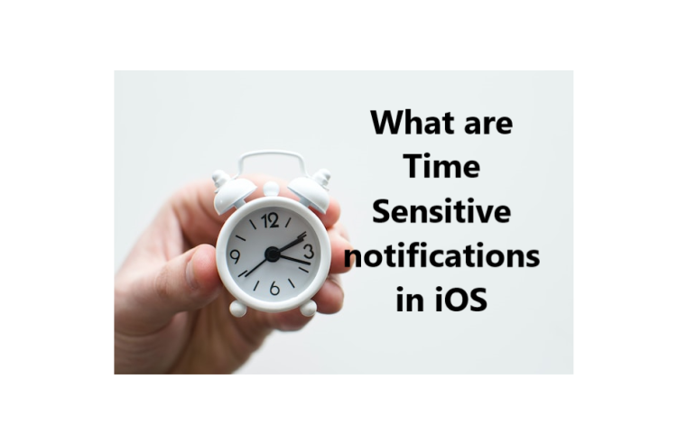 What are Time Sensitive notifications in iOS: Comprehensive Guide